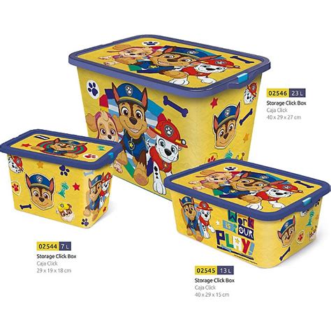 paw patrol toy box asda